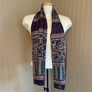 Vintage Kathie Lee Silk Scarf